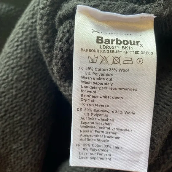 Barbour Kingsbury Sweater Dress // NWT Size 12