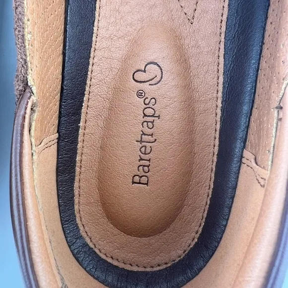 BareTraps women’s Auburn brown Nafila Strappy Mary Jane Ballet Flats size 10