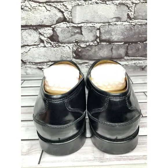 Bass Drammen Black Leather Penny Loafers Dress Shoes Men’s Sz 10.5D US/44EU