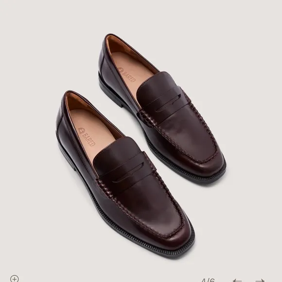 Bated Maleo Mahogany Brown Boxed Leather Loafers