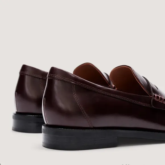 Bated Maleo Mahogany Brown Boxed Leather Loafers