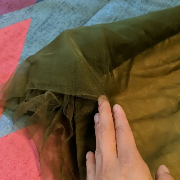 Beautiful JCrew Tulle Ball Skirt in Forest Green