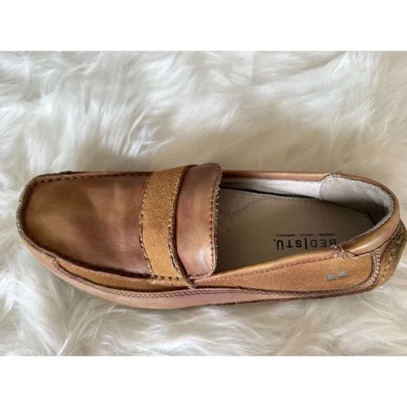 Bed Stu Driving Leather Distressed Loafers Men's 10 Tejon Pass