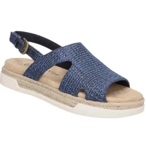 Bella Vita Women's Kato Slingback Woven Sandals Navy Size 8 1/2 W
