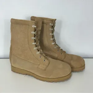 Belleville Tan Mid-Calf Suede Combat Boots