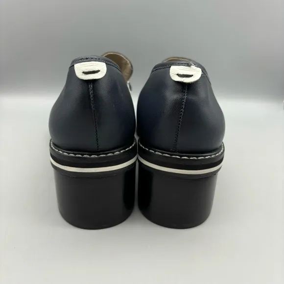 Bernardo‎ Anthropologie Penny Loafers Women’s Size 9.5 M Selma Chunky Heeled