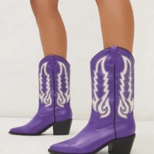Billini Purple Norva Cowboy Boots