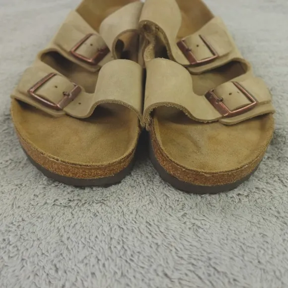 Birkenstock Arizona Sandals Mens 44 11 US Regular Tobacco Brown Oiled Leather