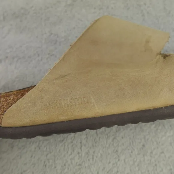 Birkenstock Arizona Sandals Mens 44 11 US Regular Tobacco Brown Oiled Leather