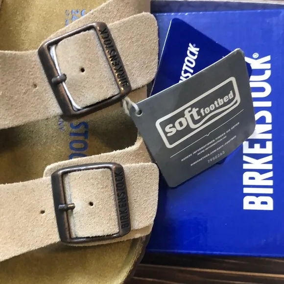 Birkenstock Arizona Sandals with Adjustable Straps and Contoured Footbed Narrow