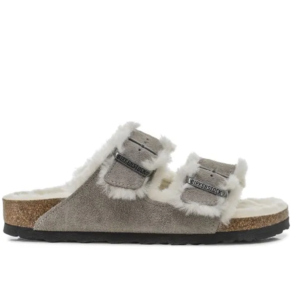BIRKENSTOCK ARIZONA SHEARLING SANDALS