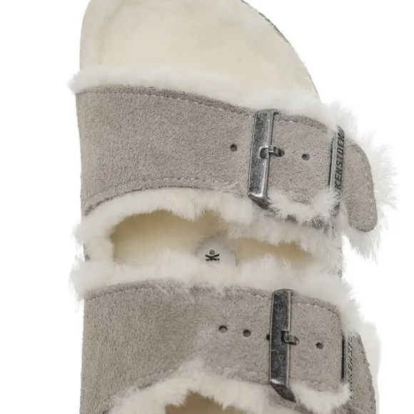 BIRKENSTOCK ARIZONA SHEARLING SANDALS