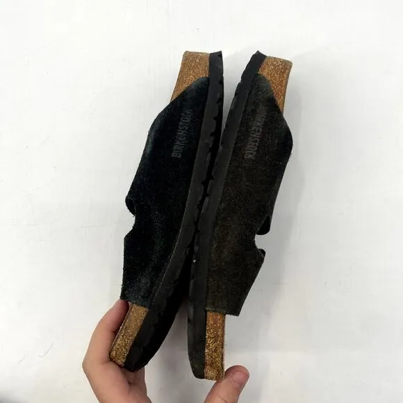 Birkenstock Black Suede Arizona Sandals