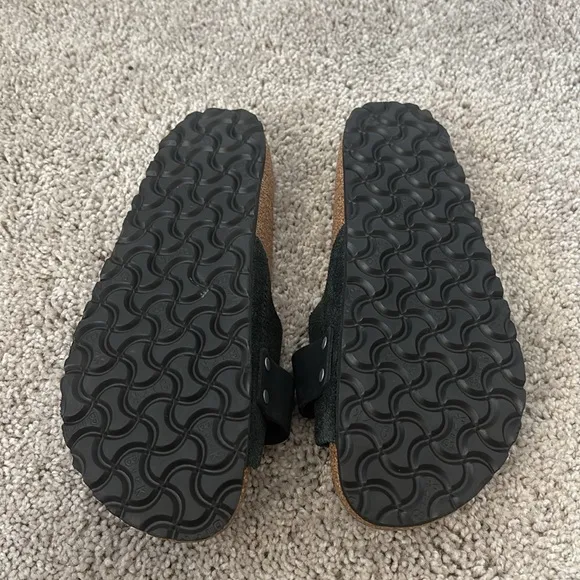 Birkenstock Black Suede Sandals 8-8.5