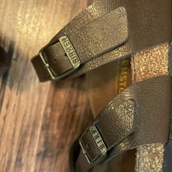 Birkenstock Mayari Birkibuc Mocha sandals size US W6 M4 EU37‎
