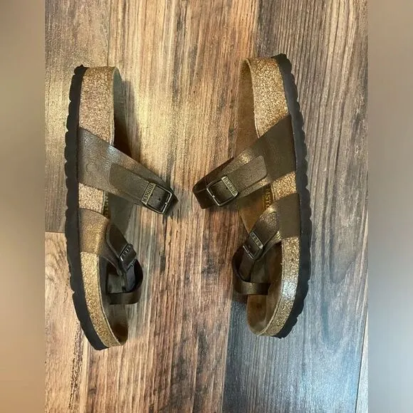 Birkenstock Mayari Birkibuc Mocha sandals size US W6 M4 EU37‎