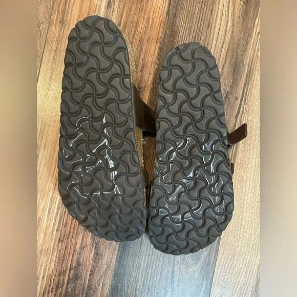 Birkenstock Mayari Birkibuc Mocha sandals size US W6 M4 EU37‎