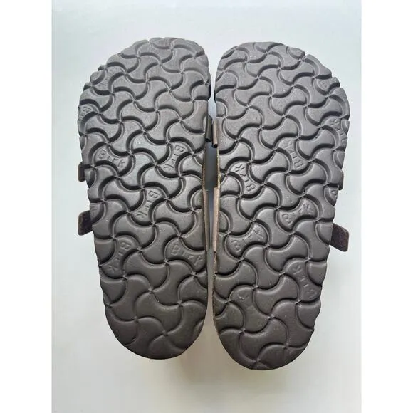 Birkenstock Mayari Sandals Brown Leather Youth/Women’s Size EU 35 US 4/4.5
