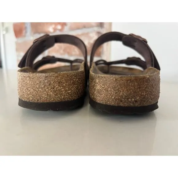 Birkenstock Mayari Sandals Brown Leather Youth/Women’s Size EU 35 US 4/4.5