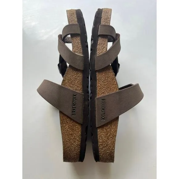Birkenstock Mayari Sandals Brown Leather Youth/Women’s Size EU 35 US 4/4.5