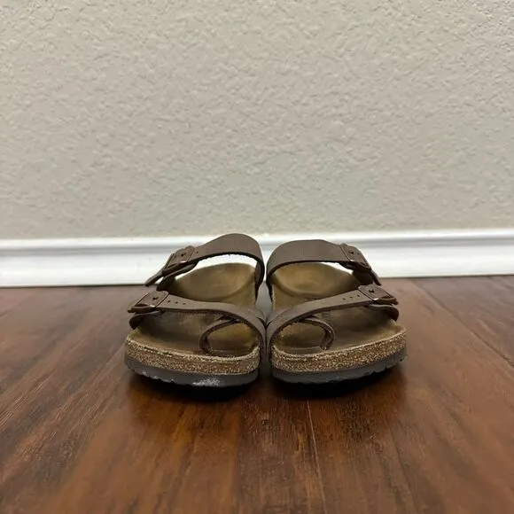BIRKENSTOCK Mayari Sandals in Brown Birko-Flor