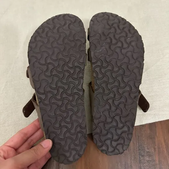 BIRKENSTOCK Mayari Sandals in Brown Birko-Flor