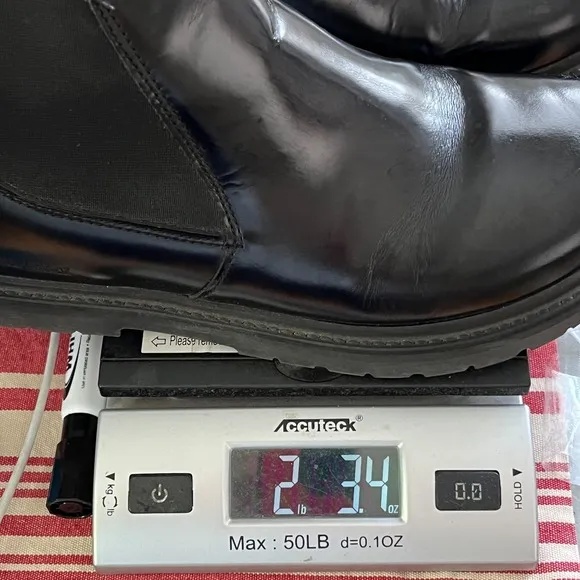 Birkenstock Stalon Chelsea Ankle Boot Size 8 Black Polished Leather Chunky Sole