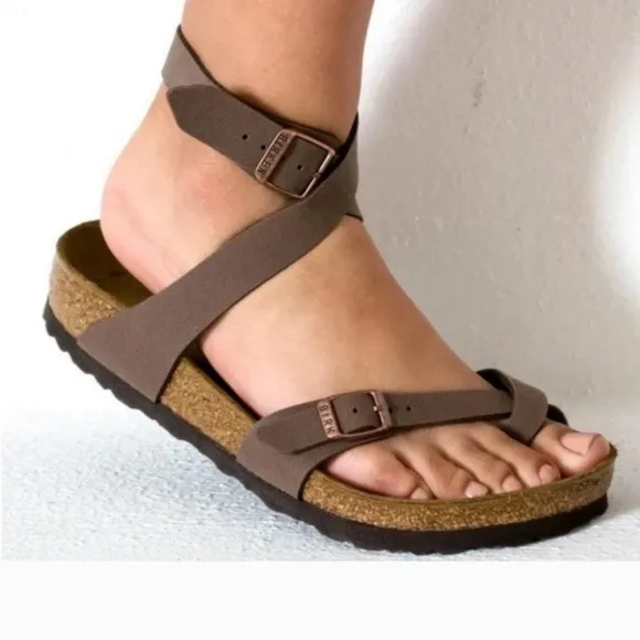 BIRKENSTOCK Yara leather strap sandals lEU size 42 US size W11-11.5/M 9-9.5