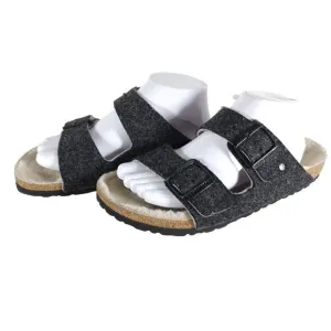 BIRKENSTOCK Arizona Rivet EU41 US L10/M8 Gray Wool Flat Slide Sandals Shoes