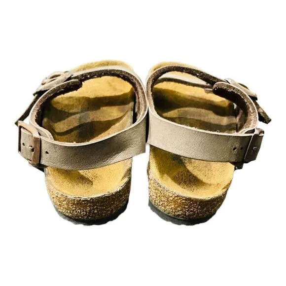 Birkenstock Kids Milano Double Strap Leather Sandals Size 30/US 12