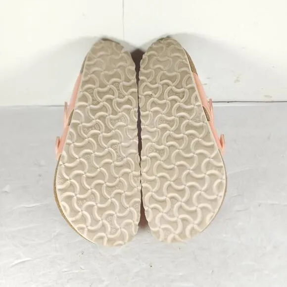 Birkenstock Women's Mayari US6 EU37 BirkoFlor Coral Peach Strappy Slide sandals