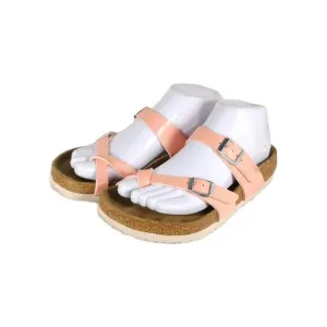 Birkenstock Women's Mayari US6 EU37 BirkoFlor Coral Peach Strappy Slide sandals