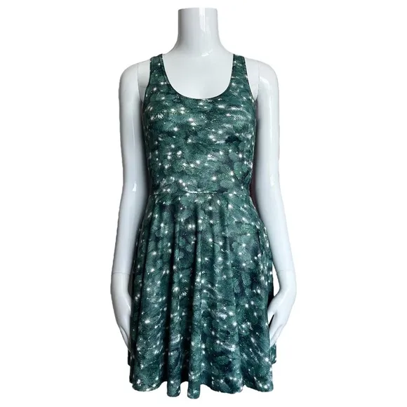BlackMilk Xmas Tree Skater Dress