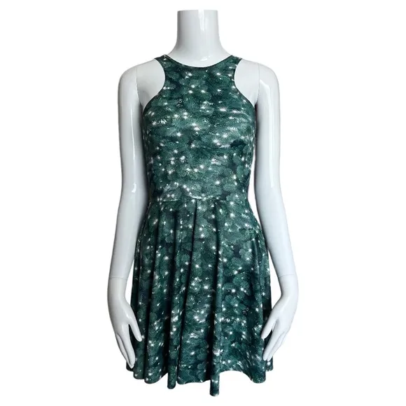 BlackMilk Xmas Tree Skater Dress