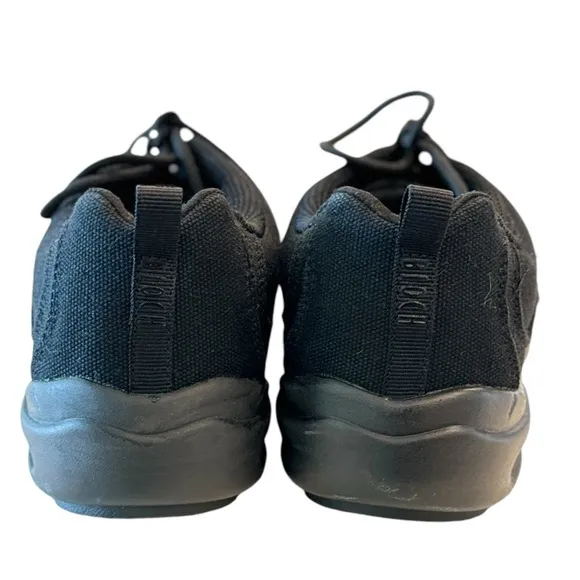 Bloch Black Mesh Lace Up Dance Sneakers | US 9.5