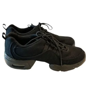 Bloch Black Mesh Lace Up Dance Sneakers | US 9.5