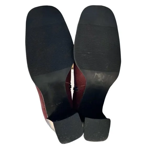 BLOOMINGDALE'S Sandra Suede Side Zip Ankle Boots - Size 8 M