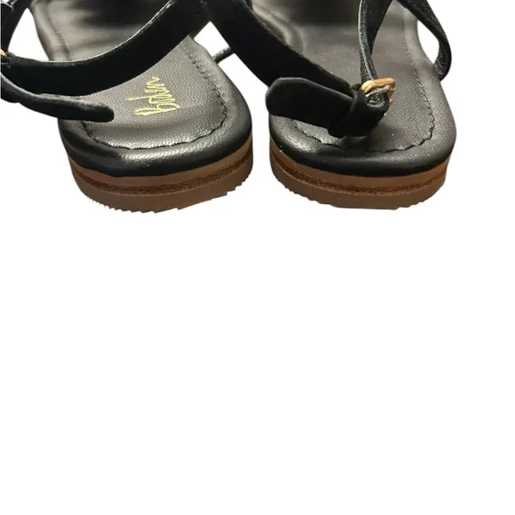 Boden Sarah black fringe sandals Size 42 or 10 1/2