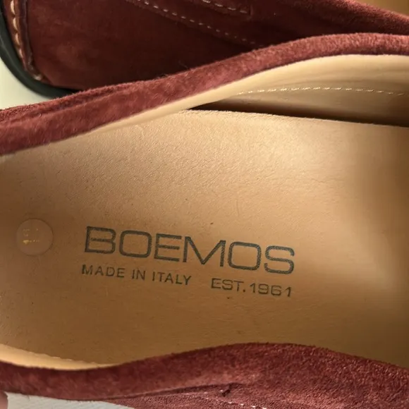 Boemos Men's Slip On Driving Loafers Moccasins Suede Shoes