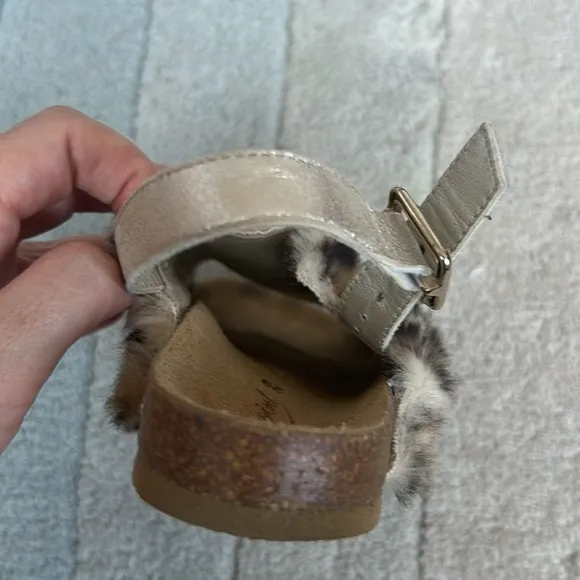 Bonpoint  fur kitty sandals