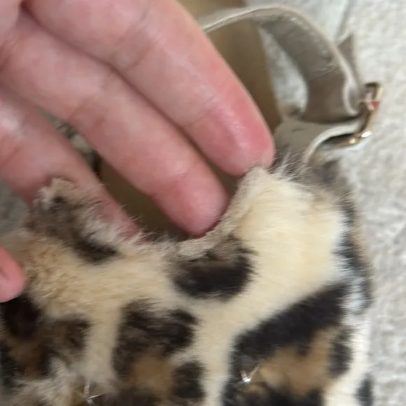 Bonpoint  fur kitty sandals