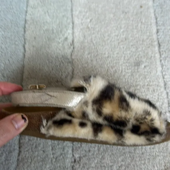 Bonpoint  fur kitty sandals