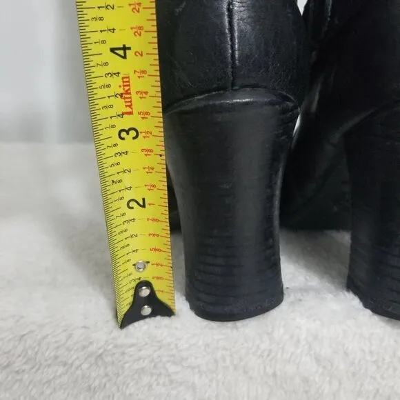 Born Leather Cross strap Boots