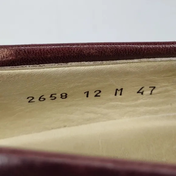 Bragano By Cole Haan Brown Leather Men's Penny Slip-On Loafers