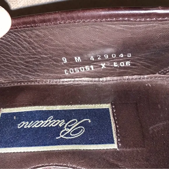 Bragano Leather &amp; Suede Penny Loafers Men's Size 9M