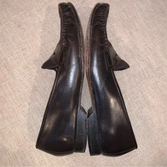 Bragano Leather &amp; Suede Penny Loafers Men's Size 9M