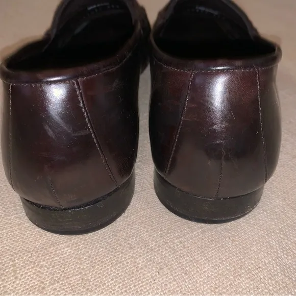 Bragano Leather &amp; Suede Penny Loafers Men's Size 9M