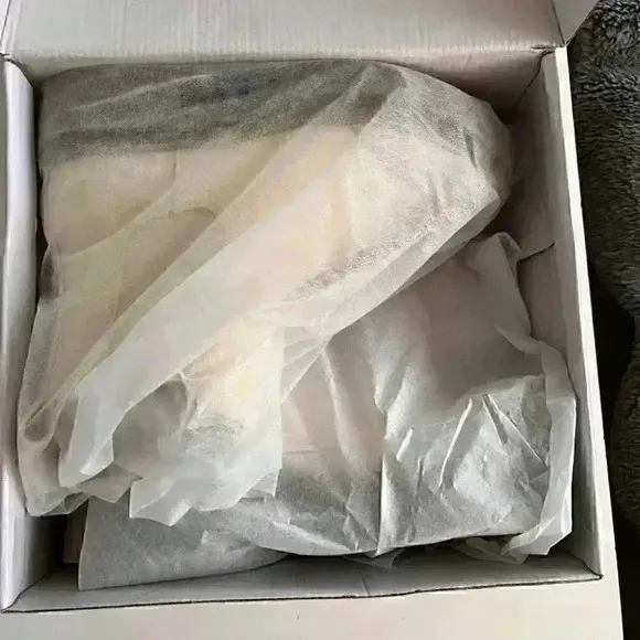 Brand New Olivia Miller Zadie Boots in Ivory Size 7.5