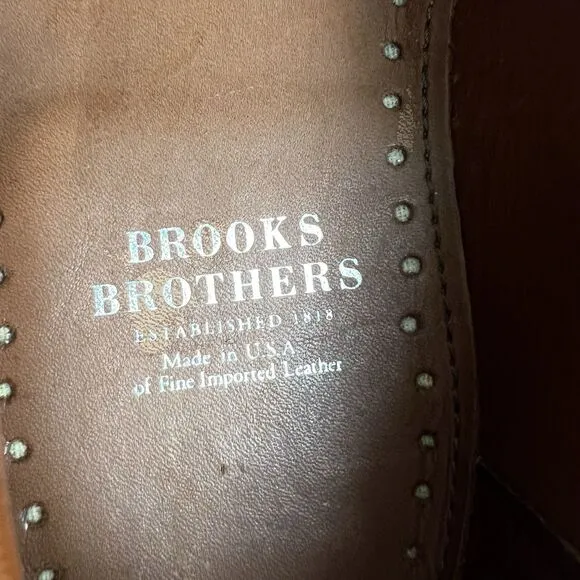 Brooks Brothers Goodyear Welted Black Leather Penny Loafers Men’s 10 B EUC