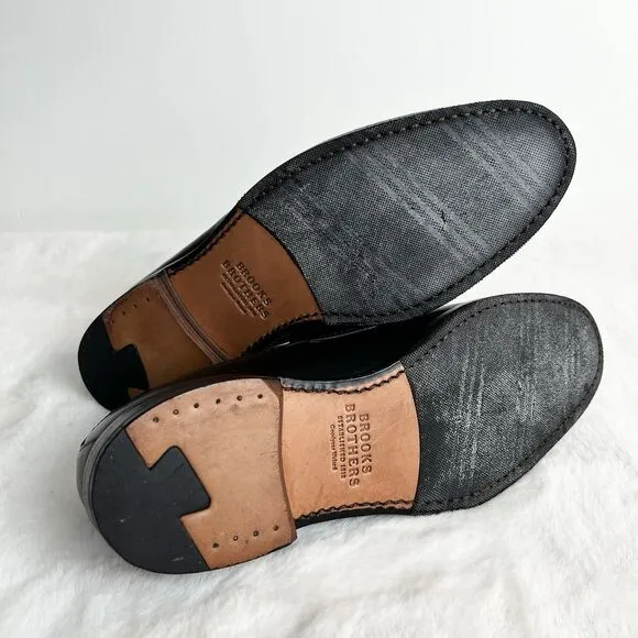 Brooks Brothers Goodyear Welted Black Leather Penny Loafers Men’s 10 B EUC